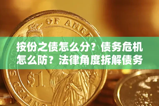 武汉按份之债怎么分？债务危机怎么防？法律角度拆解债务分配与风险自保指南