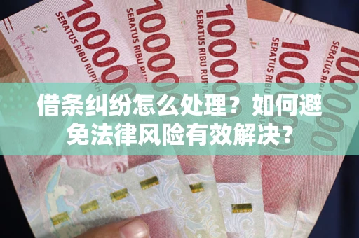 武汉借条纠纷怎么处理？如何避免法律风险有效解决？