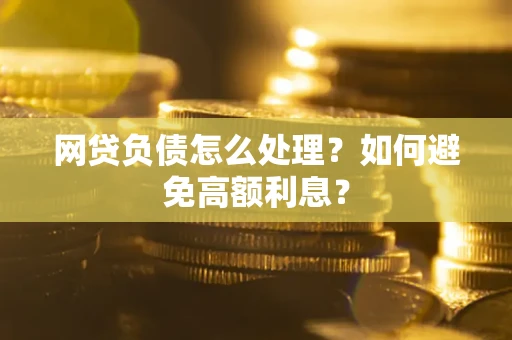 武汉网贷负债怎么处理？如何避免高额利息？