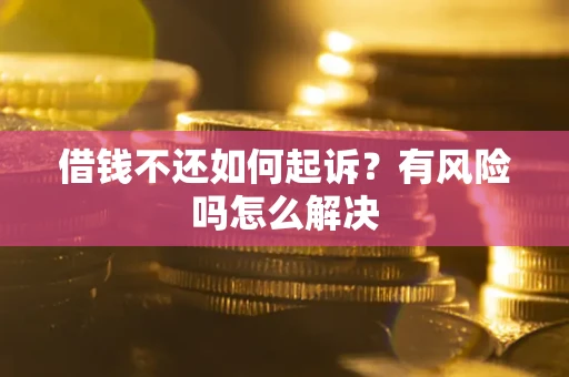 武汉借钱不还如何起诉？有风险吗怎么解决