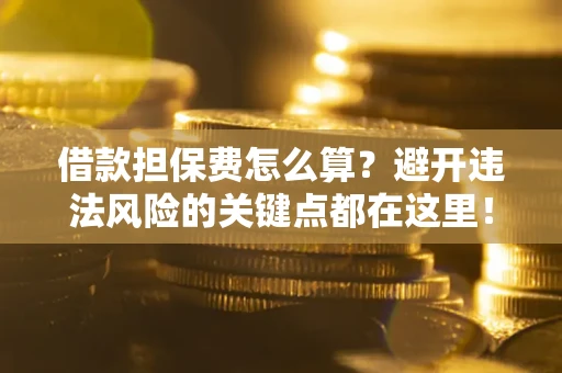武汉借款担保费怎么算？避开违法风险的关键点都在这里！
