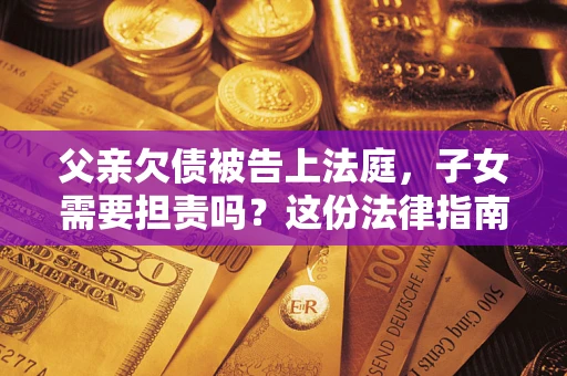 武汉父亲欠债被告上法庭，子女需要担责吗？这份法律指南必须看完