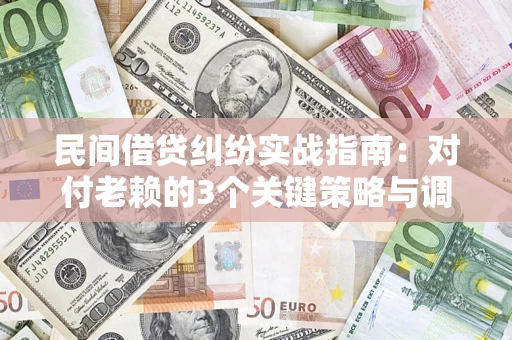 武汉民间借贷纠纷实战指南：对付老赖的3个关键策略与调解盲区解析