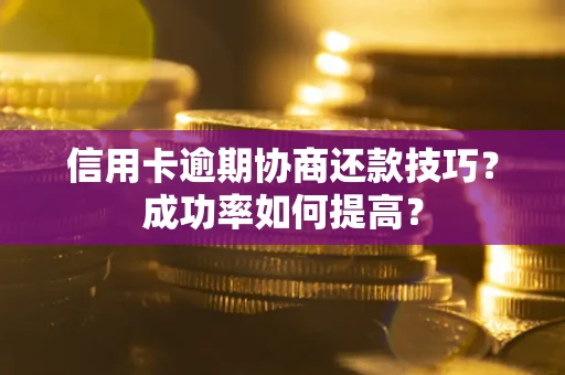 武汉信用卡逾期协商还款技巧？成功率如何提高？