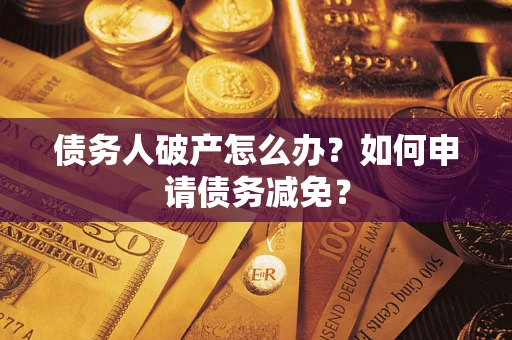 武汉债务人破产怎么办？如何申请债务减免？