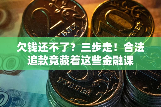 武汉欠钱还不了？三步走！合法追款竟藏着这些金融课