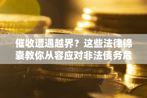 武汉催收遭遇越界？这些法律锦囊教你从容应对非法债务危机