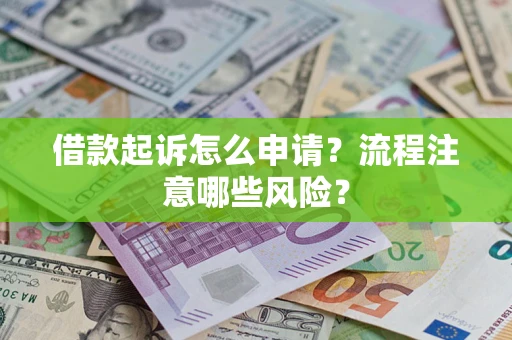 武汉借款起诉怎么申请？流程注意哪些风险？