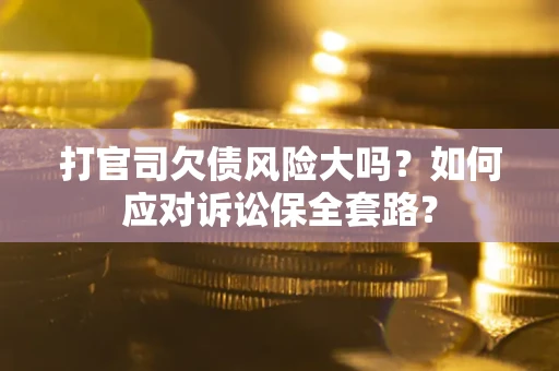 武汉打官司欠债风险大吗？如何应对诉讼保全套路？