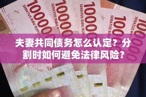武汉夫妻共同债务怎么认定？分割时如何避免法律风险？